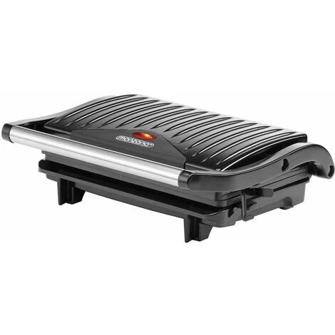 Parrilla Eléctrica Multifunción Grill Para Asar Carne Paninis Bocadillos Sandwichera Barbacoa De Mesa 750V