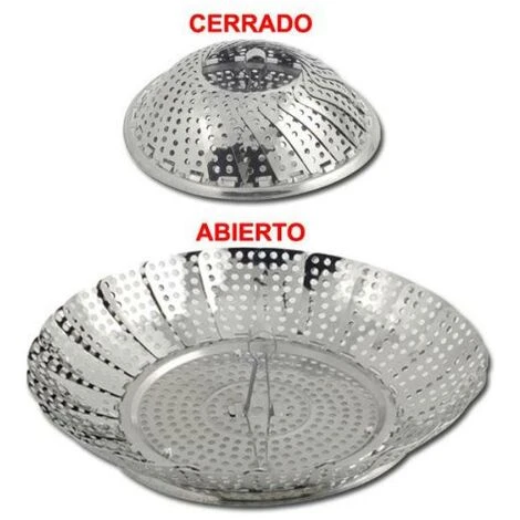 MIBRICOTIENDA Menaje Metaltex Cocedor Vapor Inox Maxi-vapor.19-27cm 254310000