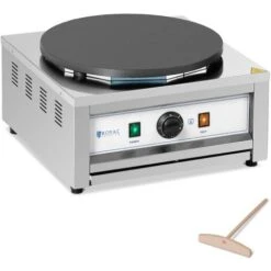 Crepera Máquina Para Hacer Crepes Tortitas Panqueques Profesional 3000 W Ø400 Mm