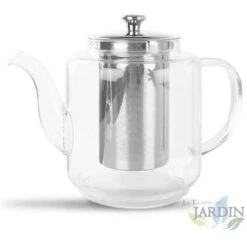 Tetera En Vidrio De Borosilicato Con Gran Resistencia Térmica. Capacidad 1000ml.