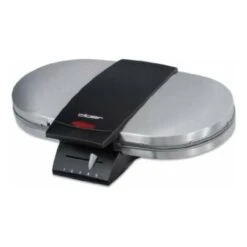 Cloer 1329 Gofrera Doble Para 2 Gofres De Corazón, 1200 Vatios, Tamaño De Gofre 15.5 Cm, Señal Lámparas Piloto, Caja De Acero Inoxidable Mate