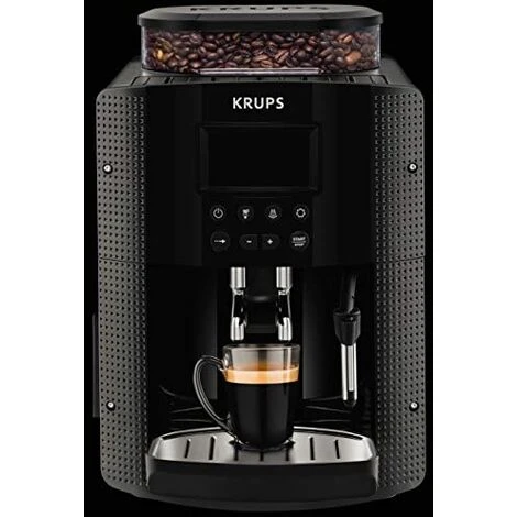 Krups EA8150 - Cafetera Automática 15 Bares De Presión, Pantalla LCD, 3 Niveles De Intensidad, Ajustable De 20 Ml A 220 Ml, Programa Automático De Limpieza Y Descalcificación, Molinillo Integrado - Imagen 4