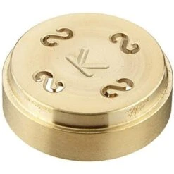 Kenwood Troquel Metálico Para Hacer Pasta, Molde Para Pasta Casarecce, Accesorio Para Kenwood Chef Para Crear Auténtica Pasta Sin Esfuerzo, Fácil De Usar, AT910003, Bronce