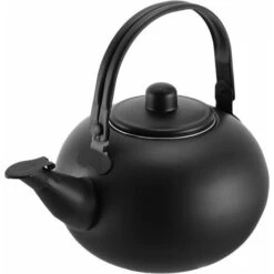 Té Negro Tetera De Acero Inoxidable Con Infusor Y Mango Para Calentar Agua Hirviendo Té Utensilios 22X20X17CM