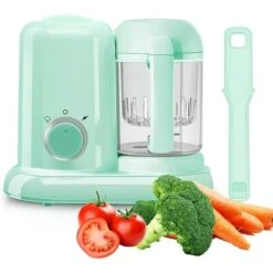 Baby Blender Cooker, Procesador De Alimentos Para Bebés Multifunción 4-1, Vaporizador Y Licuadora Para Bebés, Descongelación, Calefacción, Cocción Al Vapor Rápida Y Suave, Sin BPA