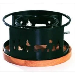 Calentador De Fondue 21cm Negro - 3008209 - Nmc -