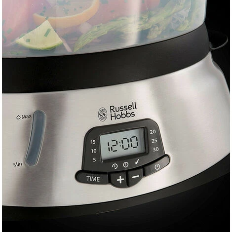 Vaporera 3 Cestas 1000w - 23560-56 - Russell Hobbs - - Imagen 2