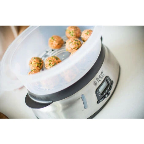 Vaporera 3 Cestas 1000w - 23560-56 - Russell Hobbs - - Imagen 3