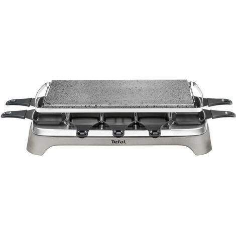 Máquina Raclette 10 Personas 1350w + Piedra Para Asar - Pr457b12 - Tefal -