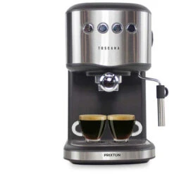 Cafetera Automática Toscana PRIXTON - Expresso Vaporizador - Adaptador Para Cápsulas