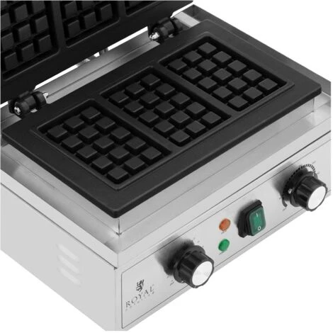 Gofrera Para Gofres Belgas Máquina De Waffles 1500 W 50 - 300 °C 0 - 5 Min - Imagen 3