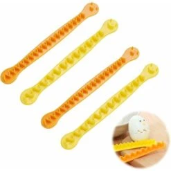 4 Piezas De Cortadores De Huevos, Herramienta Para Huevos En Forma De Flor, Cortador De Flores Para Cortar Huevos Hervidos, Utensilios De Cocina, Utilizados Para Cortar Huevos Duros - MODOU
