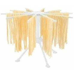 Estante De Secado De Pasta Fresca, 10 Barras, Estante De Secado De Pasta Fresca, Plegable, Portátil, Fácil De Almacenar, Configuración Rápida (blanco)...
