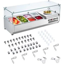 VEVOR Máquina Para Hacer Granizado Comercial 2x15L 1kW Máquina De Granizado De Hielo Comercial -3 A -2 Centígrados Máquina Para Granizada Helado Control De Tanque Separado Pantalla De Luz Bajo Ruido