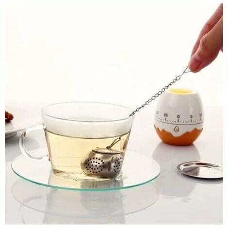 Tetera Con Infusor De Té De 2 Piezas - Infusor De Acero Inoxidable (plata) - Imagen 2