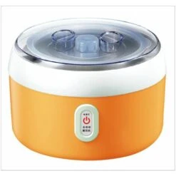 Yogurt Maker, 220V 1.2L Home Automatic Cream Yogurt Maker Machine Yogurt Cutter Brewing Tool (Naranja)
