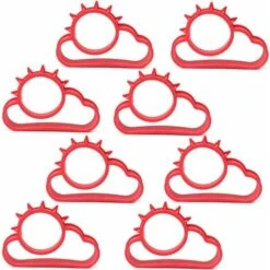Anillos De Silicona Antiadherentes, Anillos De Huevo Antiadherentes, Molde Perfecto Para Huevos Fritos O Anillos Para Panqueques Para Hornear Panqueques, Huevos, Tortillas, Panqueques, Sándwiches De D
